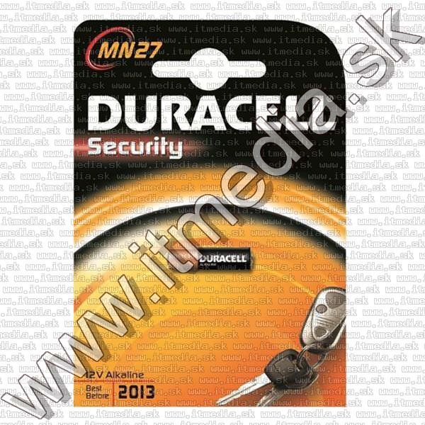 Image of Duracell tartós elem MN27 (riasztó távirányító, stb.) 12V (IT8460)