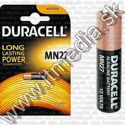 Image of Duracell tartós elem MN27 (riasztó távirányító, stb.) 12V (IT8460)