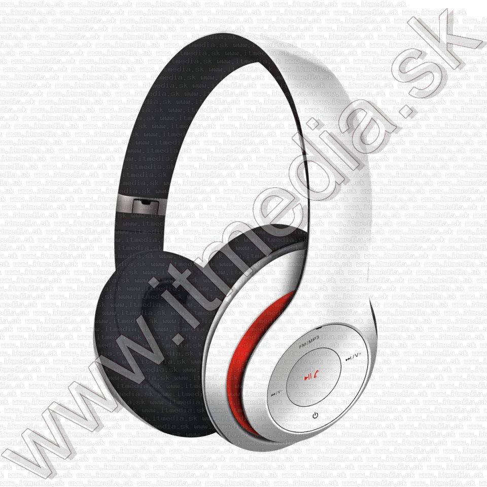 Image of Vezetéknélküli Bluetooth fejhallgató és MP3 lejátszó (microSD) Fehér FH0916W (IT14848)