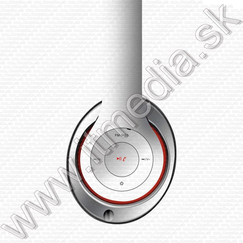 Image of Vezetéknélküli Bluetooth fejhallgató és MP3 lejátszó (microSD) Fehér FH0916W (IT14848)