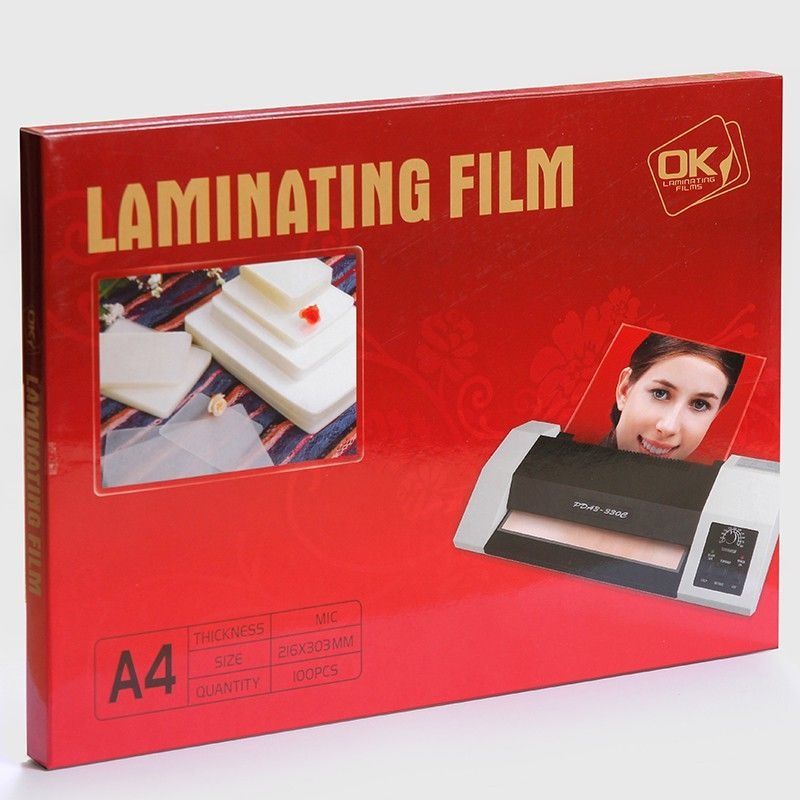 Meleg Lamináló Fólia A4 80mikron 100db/csomag *Fényes* (IT12797) Image of Meleg Lamináló Fólia A4 80mikron 100db/csomag *Fényes* (IT12797)