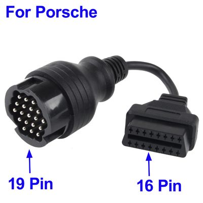 OBD-II adapter kábel (19 pólusról 16 pólusra) Porsche (IT9137) Image of OBD-II adapter kábel (19 pólusról 16 pólusra) Porsche (IT9137)