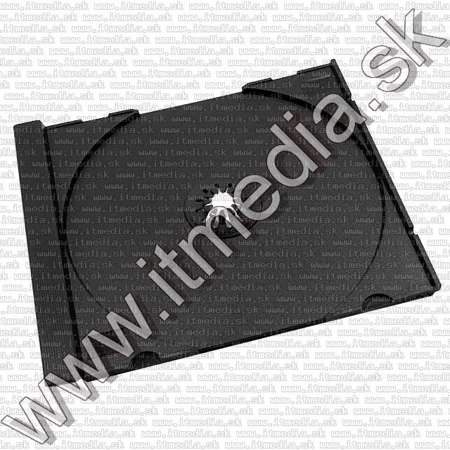 Image of CD Jewel Case, Unassembled Black *TRAY ONLY* (IT2974)