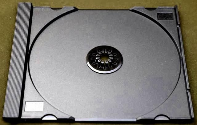 Image of CD Jewel Case, Unassembled Black *TRAY ONLY* (IT2974)